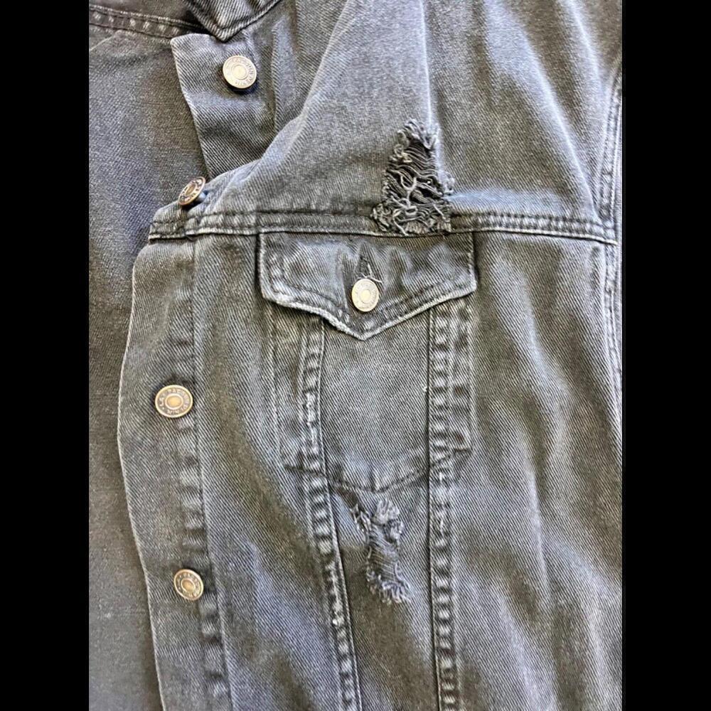 Pacsun Denim Los Angeles Embroidered Jacket Size L - Picture 2 of 7